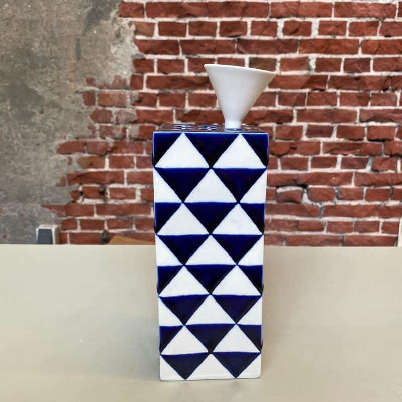 Bloemenblok staand, batiktechniek