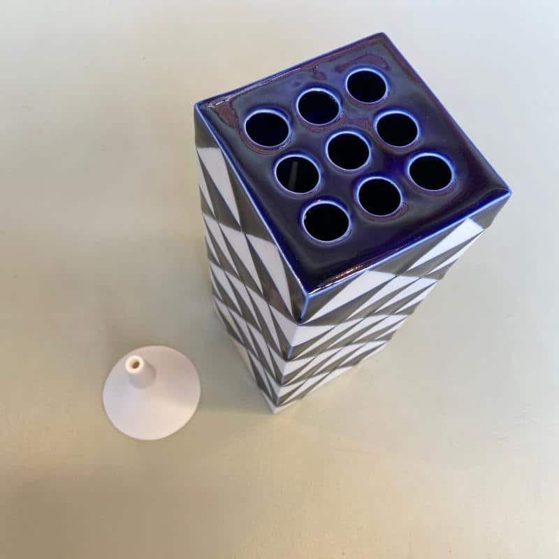 Bloemenblok staand, batiktechniek - Afbeelding 2