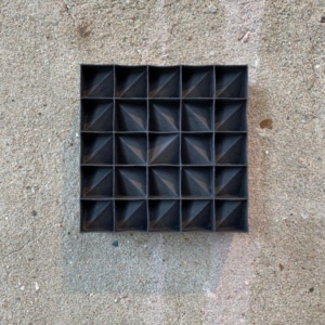 Wandreliëf 2026 zwart 112