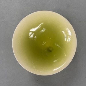 Puntkom 25 cm lime transparant