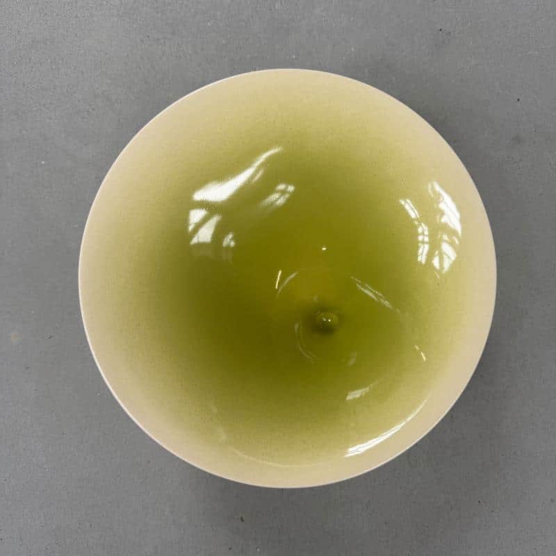 Puntkom 25 cm lime transparant